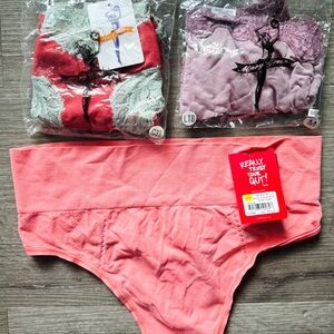 Mary Green silk cotton hipster panties bundle M